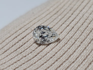 GIA 1.01 CT Natural Pear Brilliant G I1 EX EX