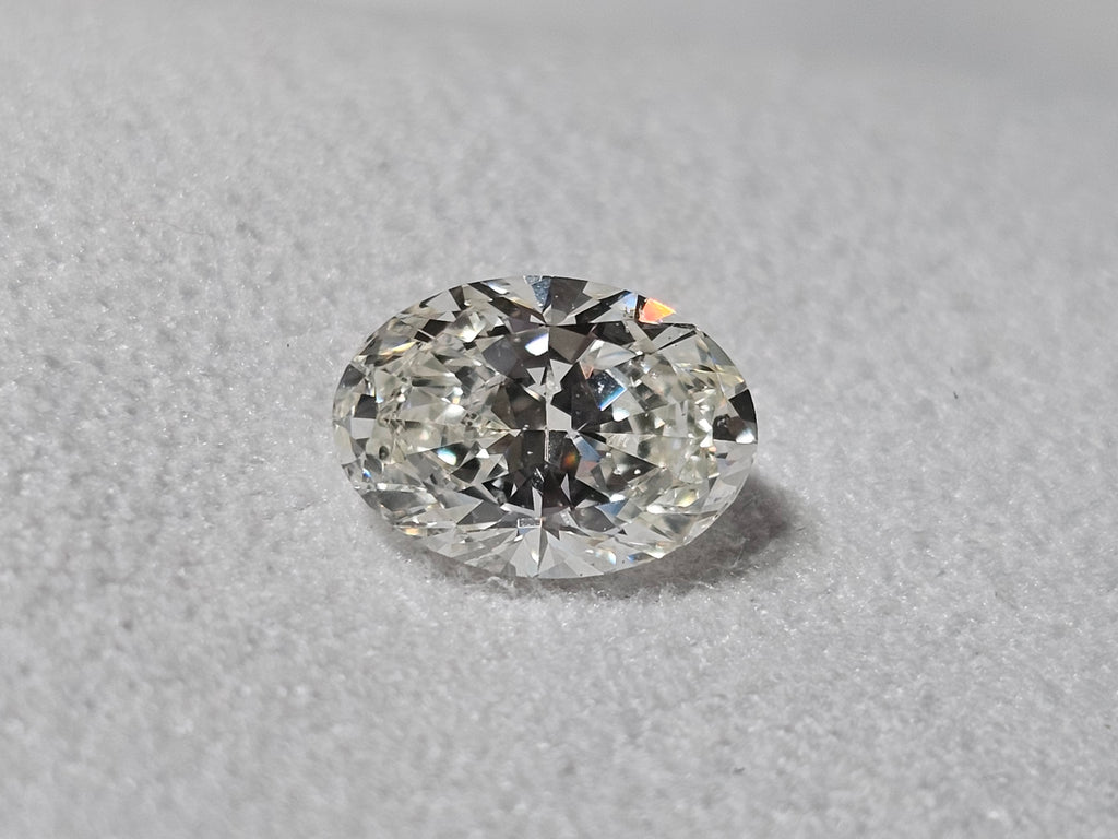 GIA 2.01 CT Natural Oval J SI2