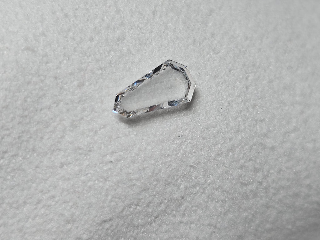 GIA 1.02 CT Natural Modified Shield Step Cut D VS2 EX EX