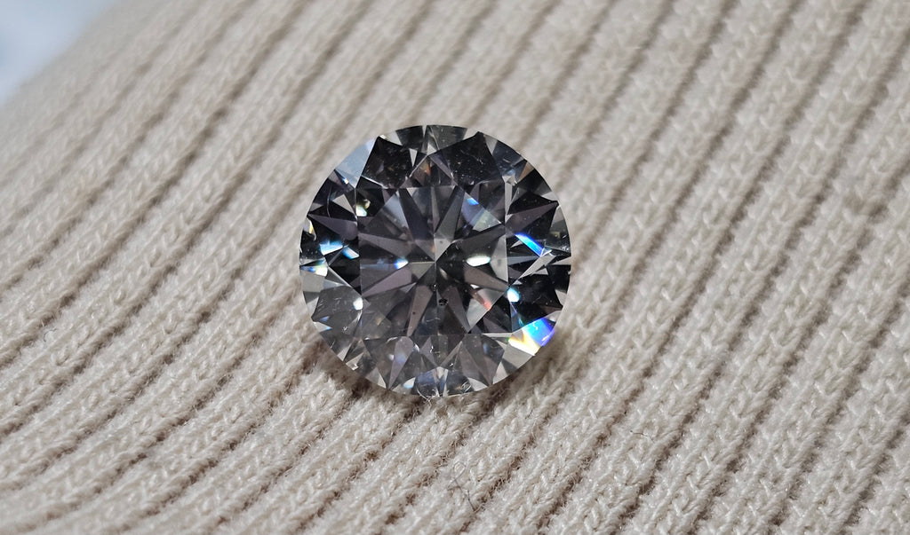 GIA 2.65 CT Natural Round D SI1 XXX