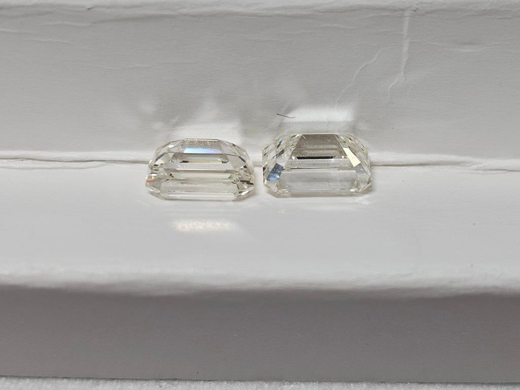 GIA 2.04 CTW Natural Emerald Cut K VVS2 Nice Make Match
