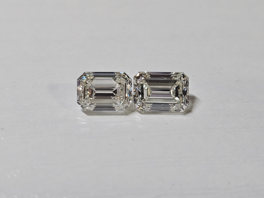 GIA 2.04 CTW Natural Emerald Cut K VVS2 Nice Make Match