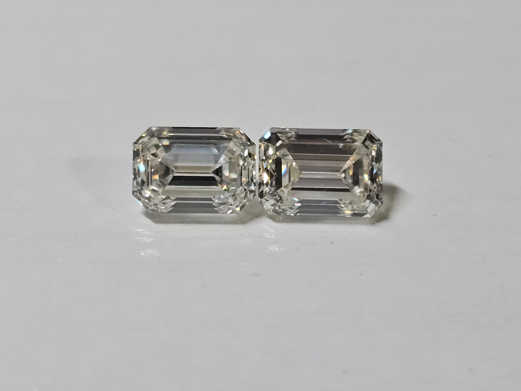 GIA 2.04 CTW Natural Emerald Cut K VVS2 Nice Make Match