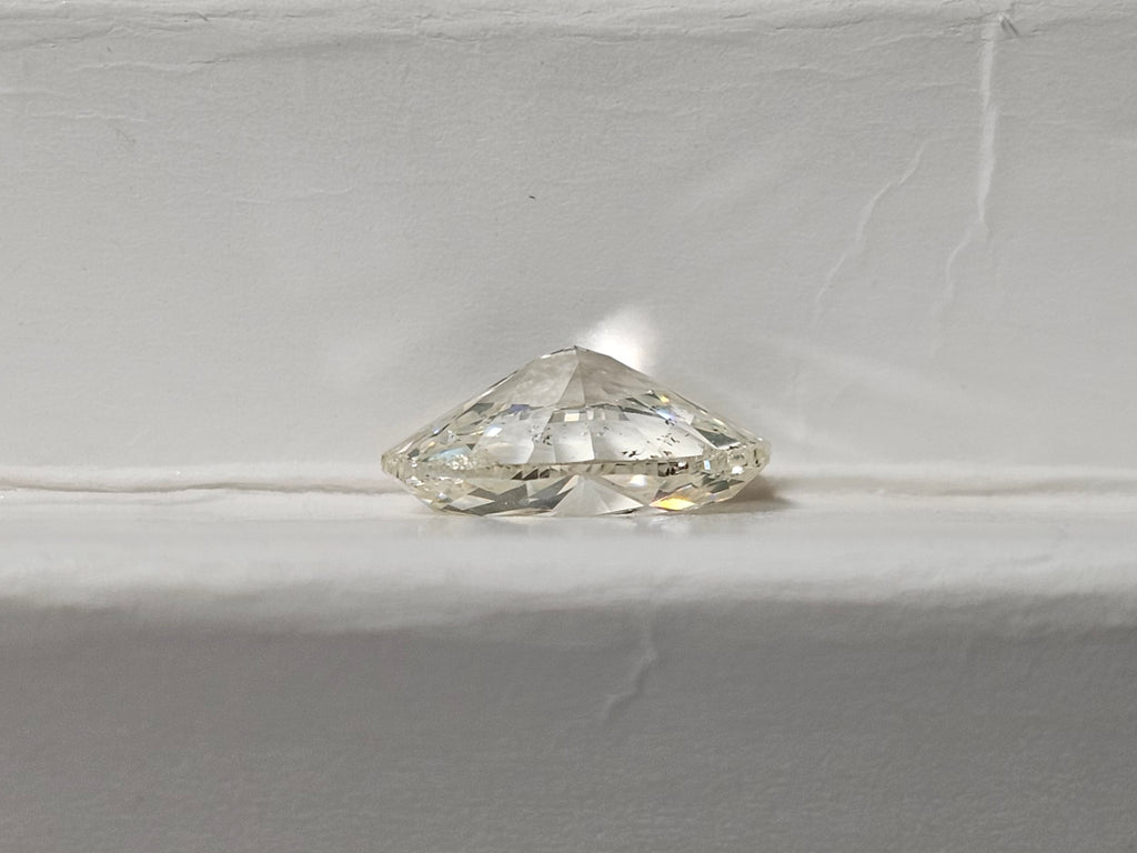 GIA 1.51 CT Natural Oval Brilliant L SI2 EX EX