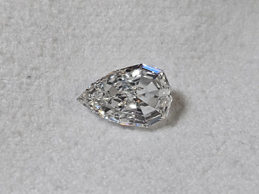 GIA 1.02 CT Natural Modified Pear Step Cut G VVS2