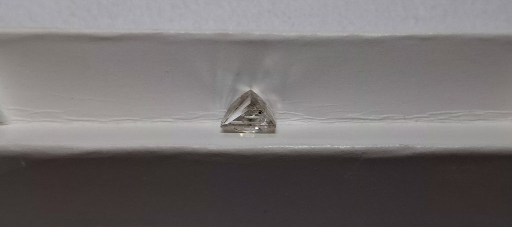 2.25 CT Natural Princess Cut I3 IJ