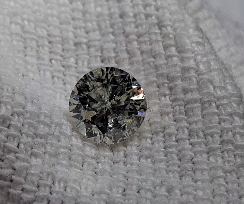 1.53 CT Natural Round Brilliant J I2