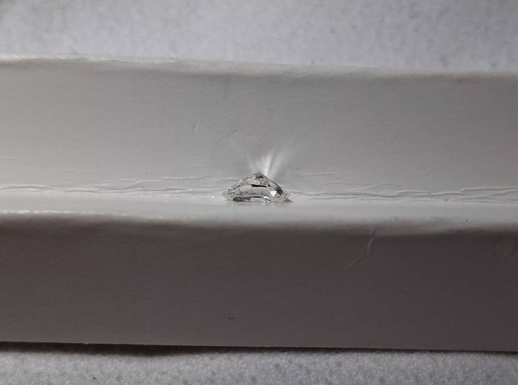 0.46 CT Natural Pear Shape Antique Cut GH SI1