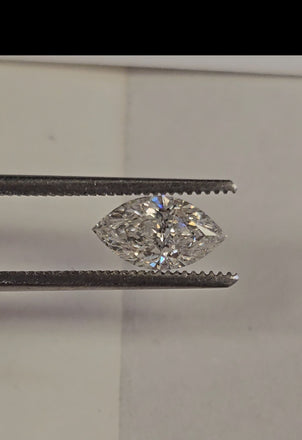 GIA 1.05 CT Natural Marquise Diamond, J, I1
