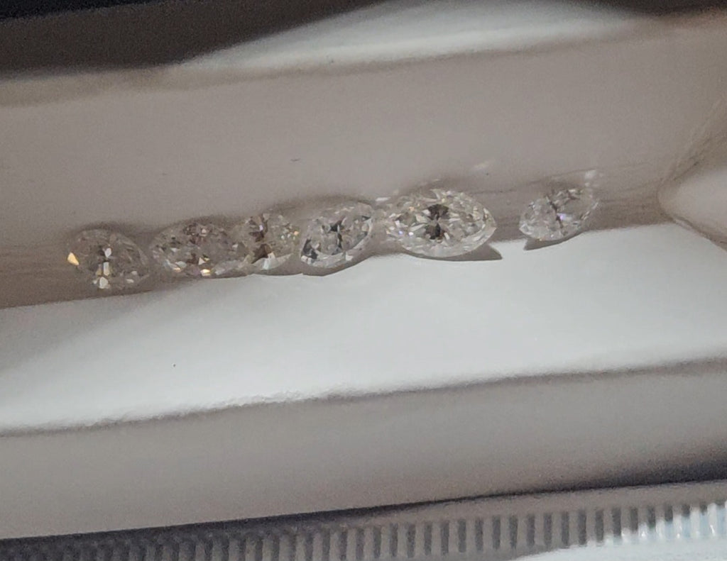 1.36 TCW Natural Marquise Cut Parcel, White - SI1-SI2 AVG 1/5ths