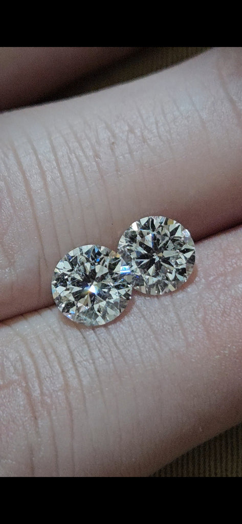 3.00 TCW Natural Round Brilliant Match G I1