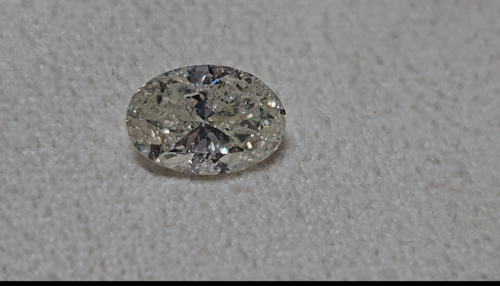 IGI 1.50 CT Natural Oval Brilliant I I1 VG VG