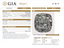 1.00 CT GIA Cushion Cut Natural Diamond I I1
