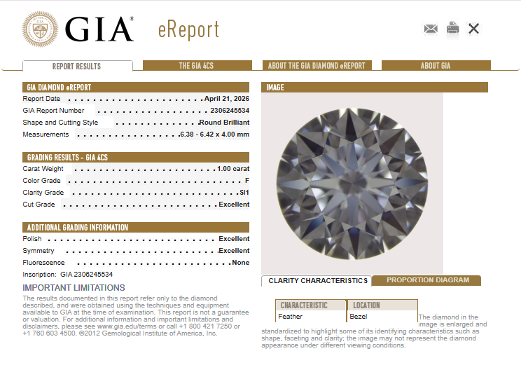 2.00 CTW GIA Round Brilliant Natural Diamond Matched Pair F-G SI1-SI2 XXX