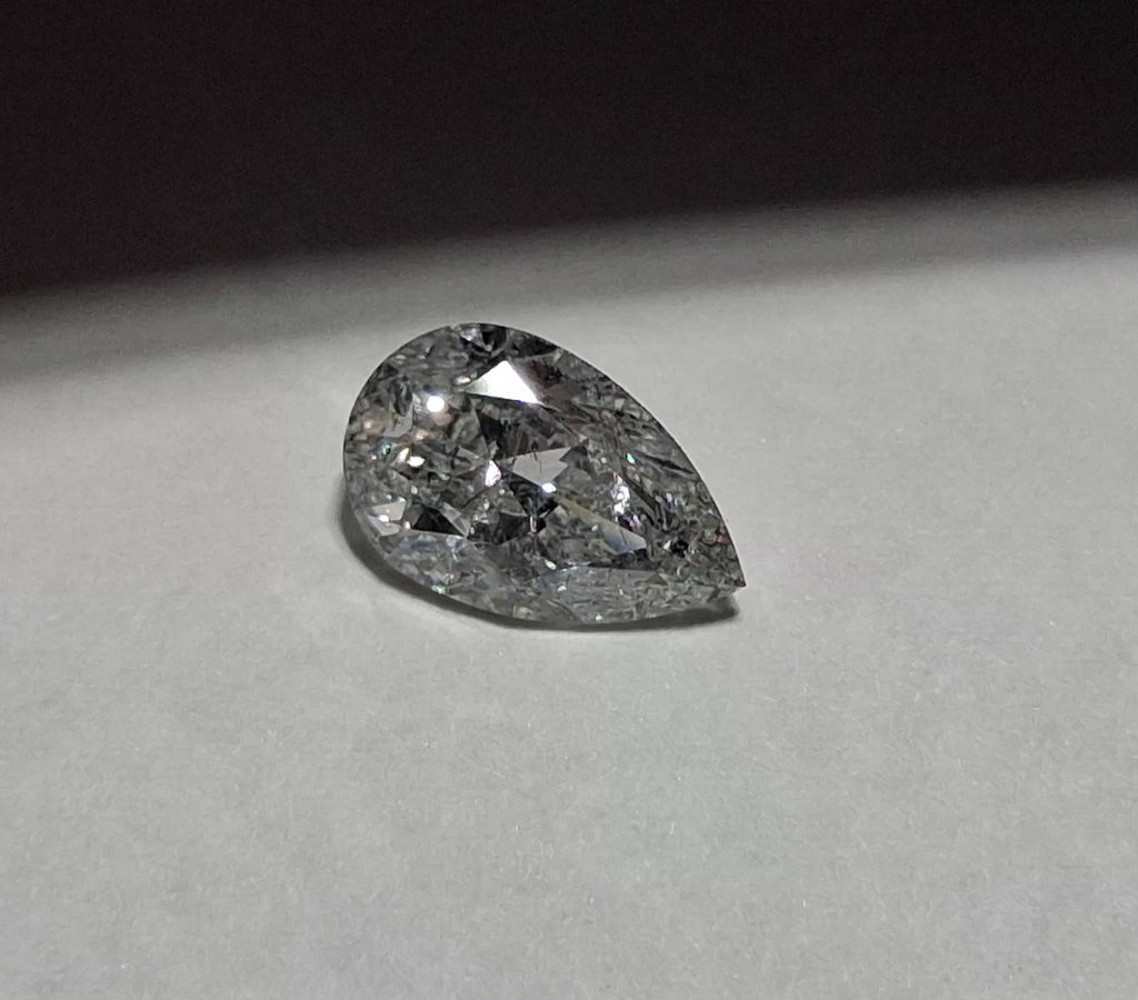 HRD 1.00 CT Natural Pear E I1 VG VG