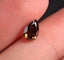 1.02 CT Natural Deep Orangish-Red Pear Cut SI1