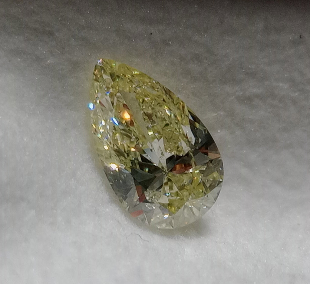 1.02 CT IGI Pear Shape Natural Diamond L SI2 XXVG