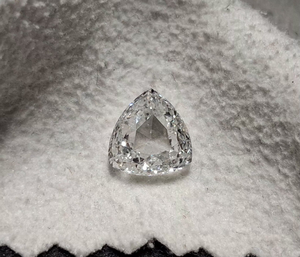 GIA 1.01 CT Natural Trilliant Cut G SI1 EX VG