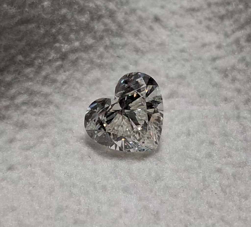HRD 1.00 CT Natural Heart Brilliant H SI2 EX VG