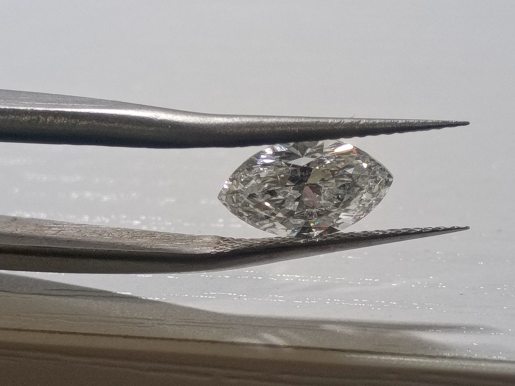 GIA 1.00 CT Marquise Diamond, H, I1