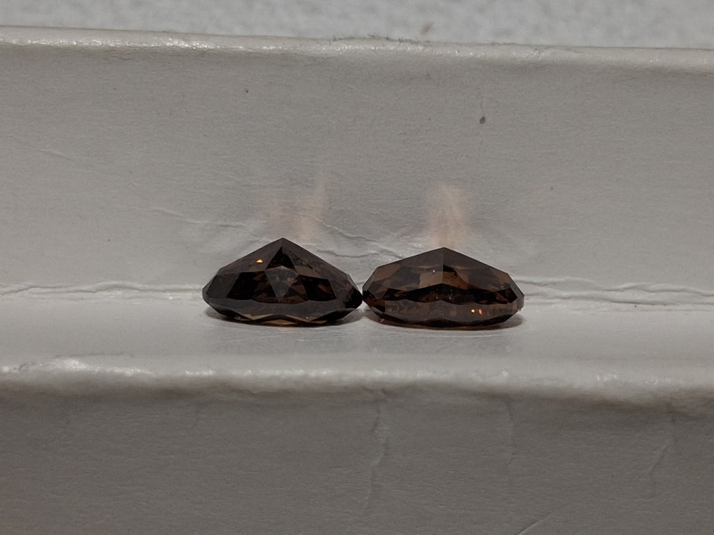2.42 TCW Natural Brownish-Orange Oval Match SI1-SI2
