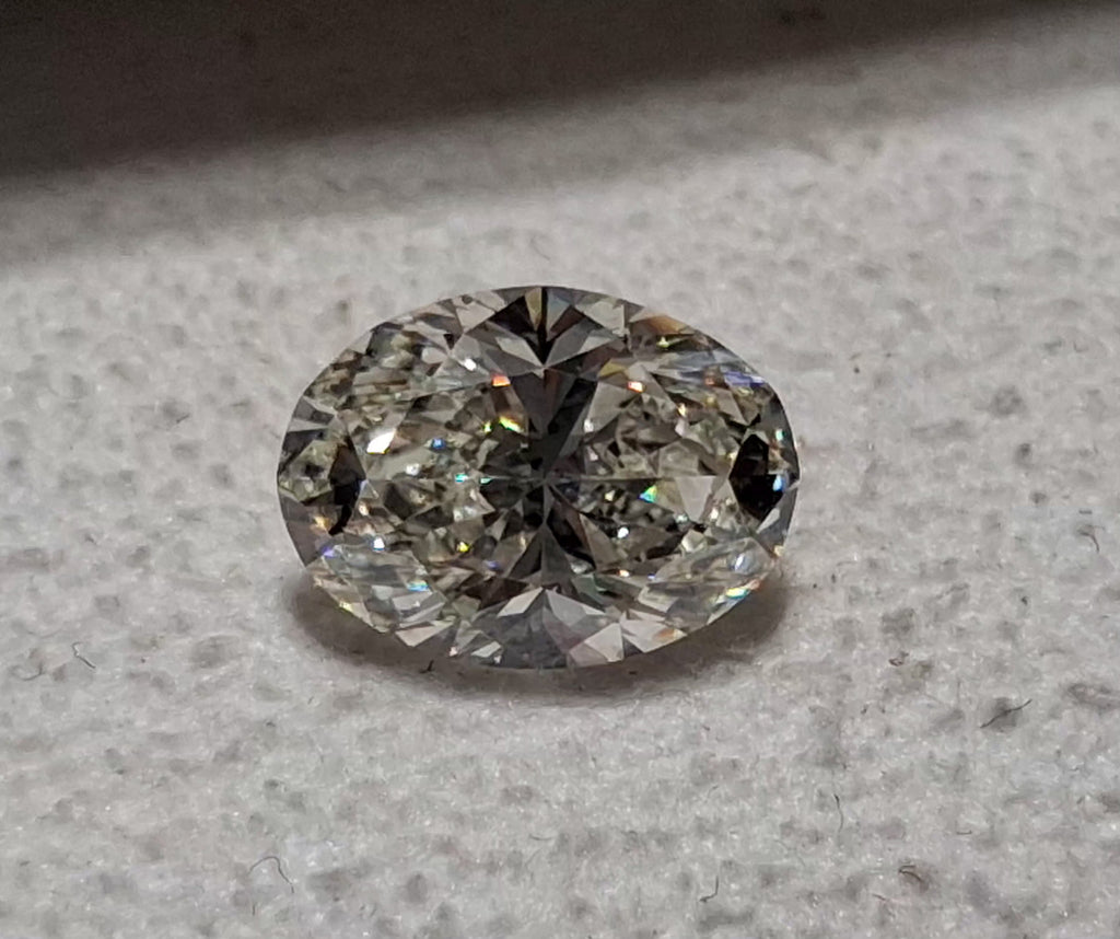 GIA 1.50 CT Natural Oval Brilliant J VS1 EX VG