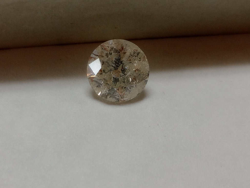 3.00 CT Natural Round Brilliant IJ Imperfect
