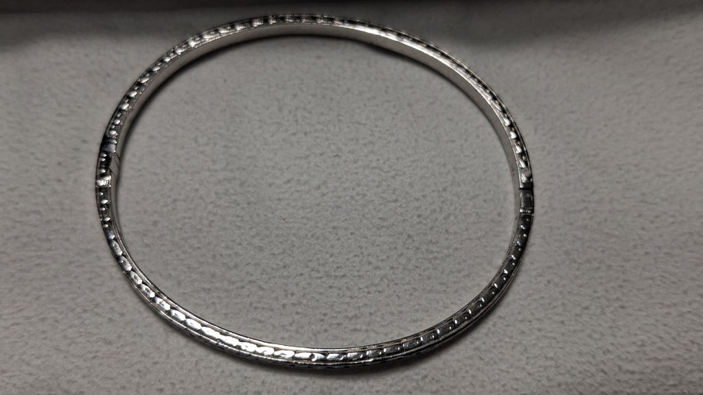 18.5 Grams 18k Bracelet, EST 1ct White SI Natural Diamond
