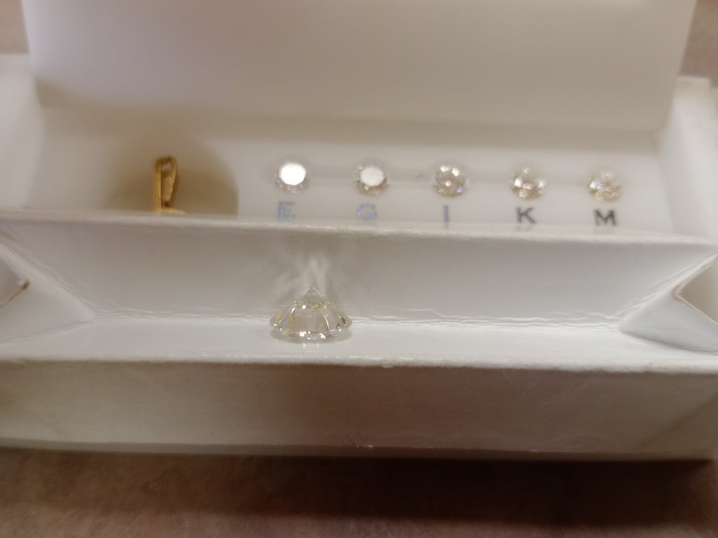 GIA 3.28 CT Natural Round Brilliant Cut K VS2