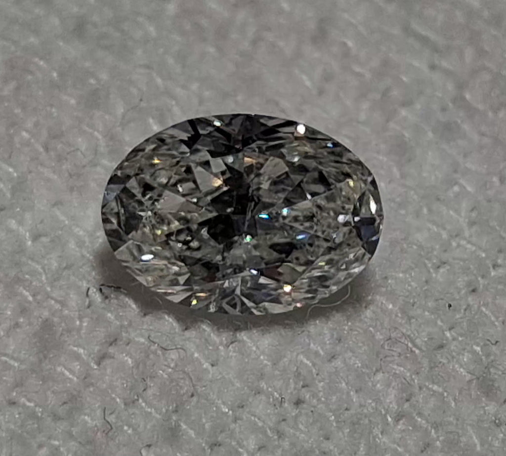 GIA 1.01 CT Natural Oval H SI2 EX-VG