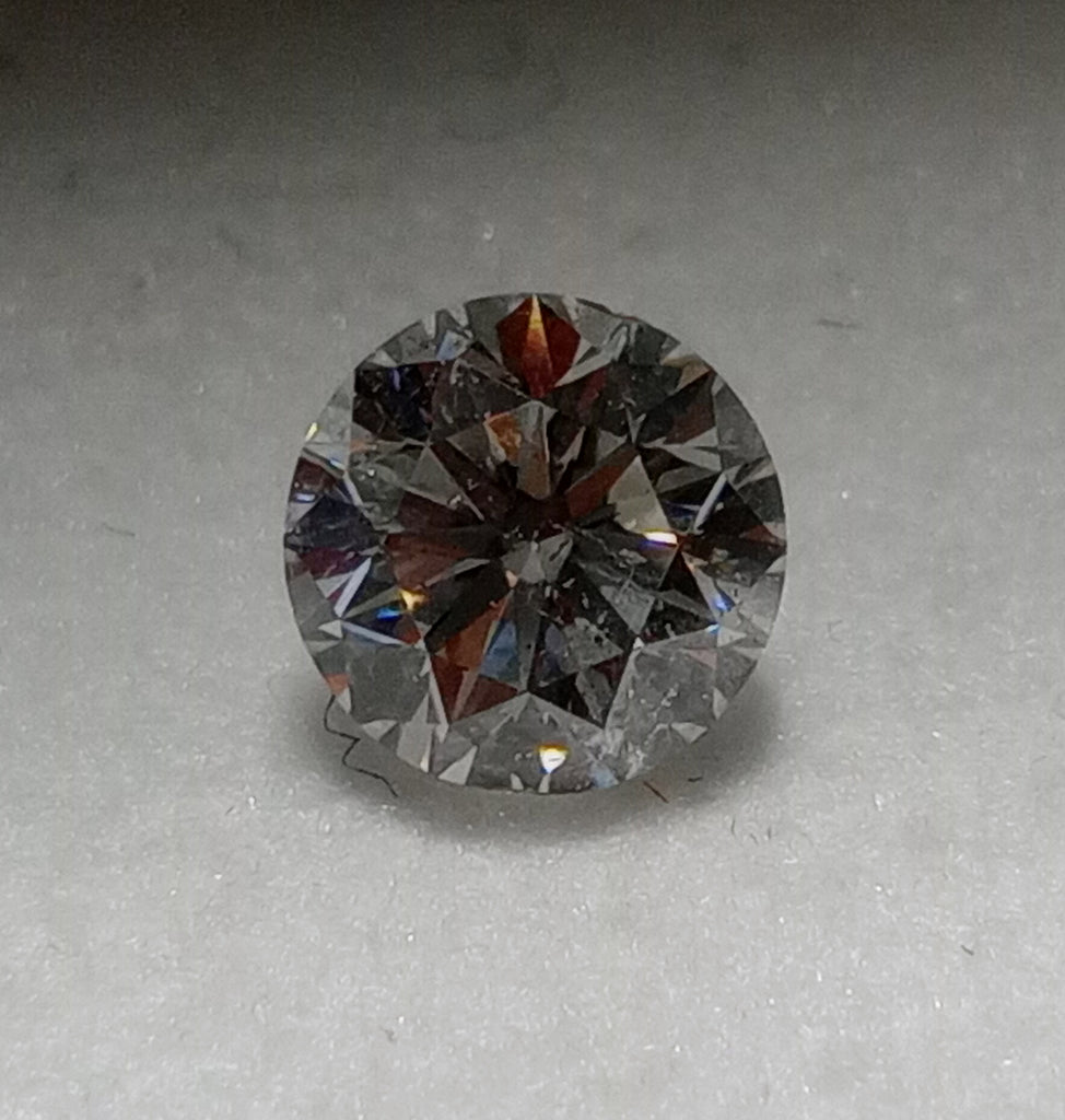 0.70 CT Round Brilliant Natural Diamond H-I I1