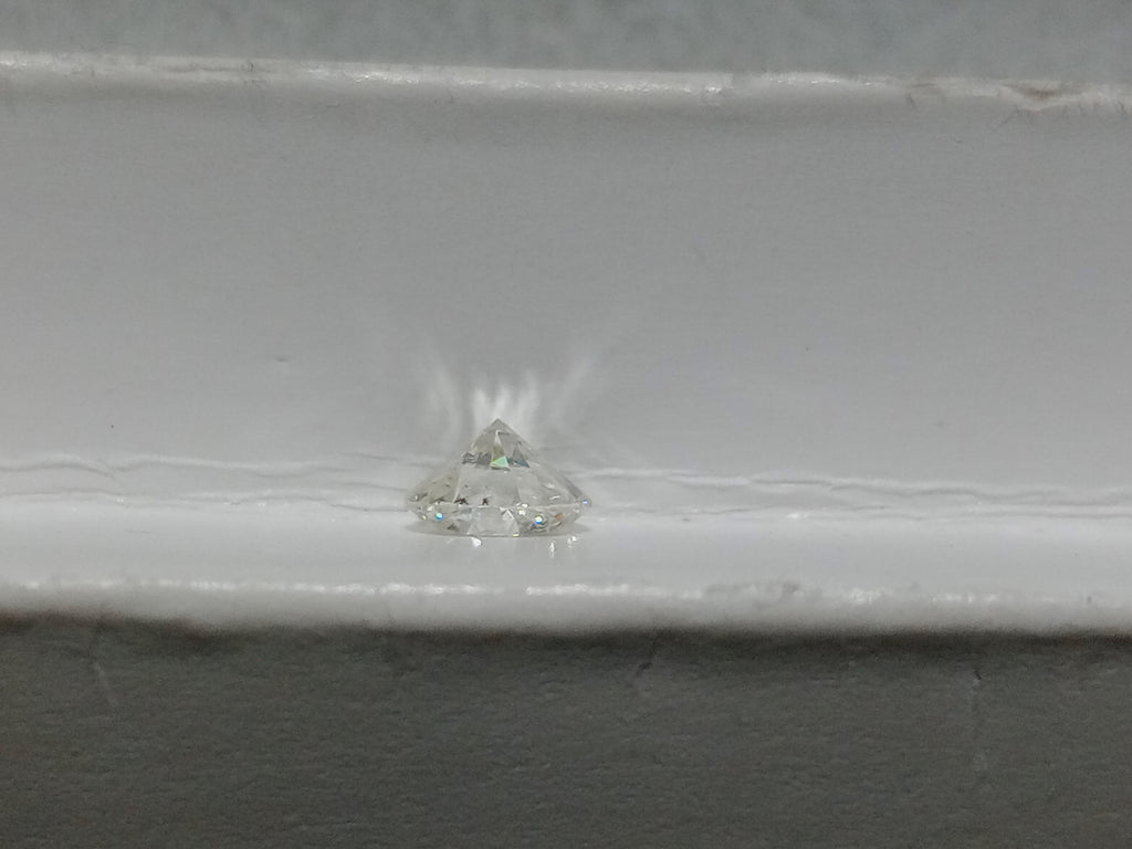 0.55 CT Round Brilliant Natural Diamond H-I I1