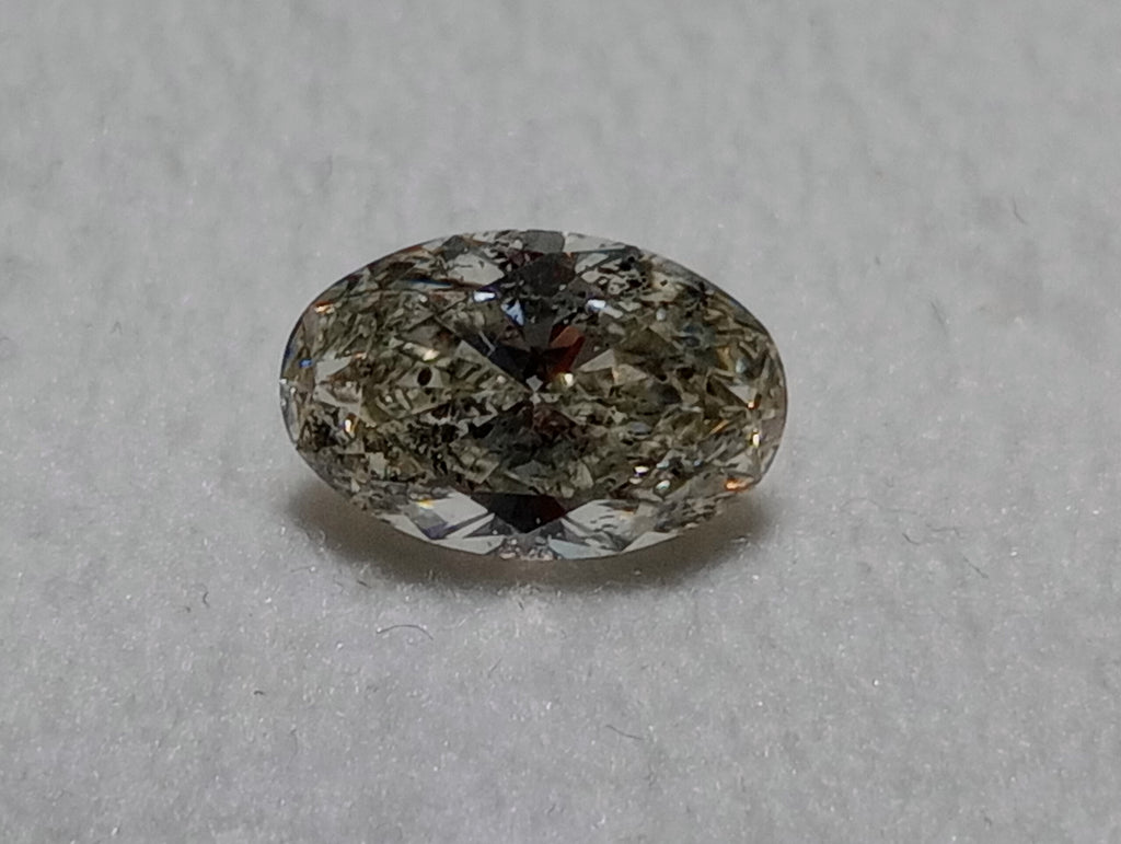 1.01 CT IGI Oval Brilliant Natural Diamond I I1 XXVG