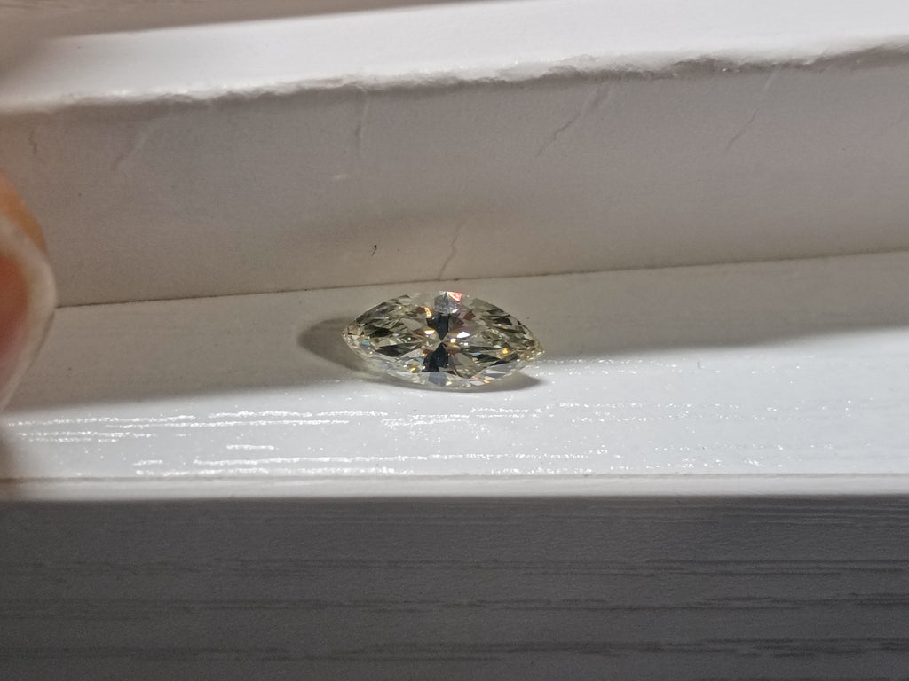 0.56 CT Marquise Cut Natural Diamond J VS