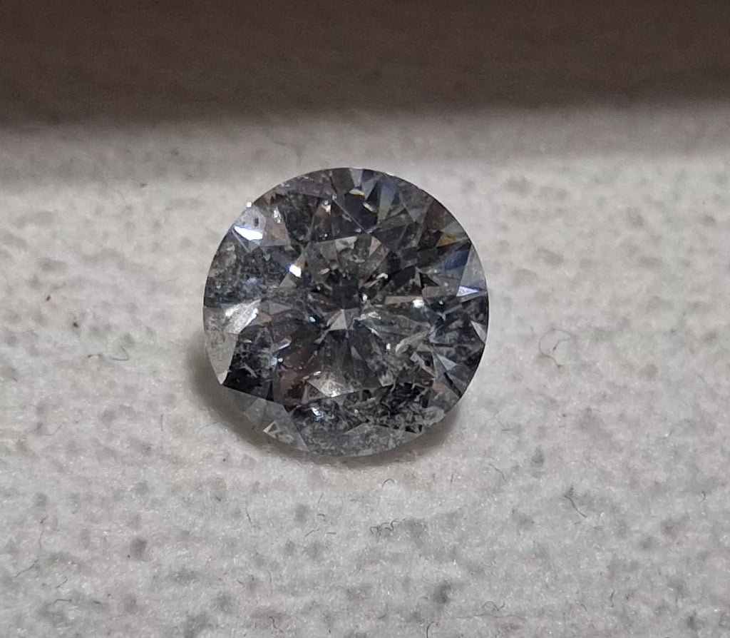 IGI 2.07 CT Natural Round Brilliant F I1 XXX