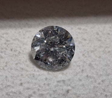 IGI 2.07 CT Natural Round Brilliant F I1 XXX