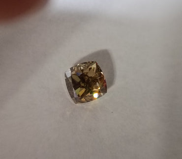 GIA 1.50 CT Natural Cushion Fancy Dark Yellowish Brown VS1 EX VG