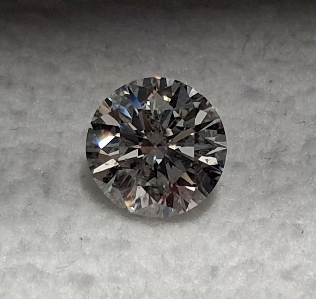 0.90 CT Round Brilliant Natural Diamond G-H I1