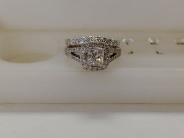 Center Stone EST 0.81 CT Natural Princess Diamond, E-F, I1-I2