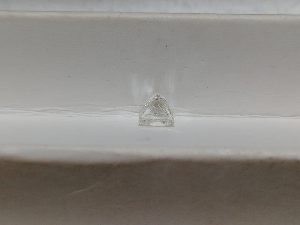 0.49 CT Princess Cut Natural Diamond G-H SI1-SI2