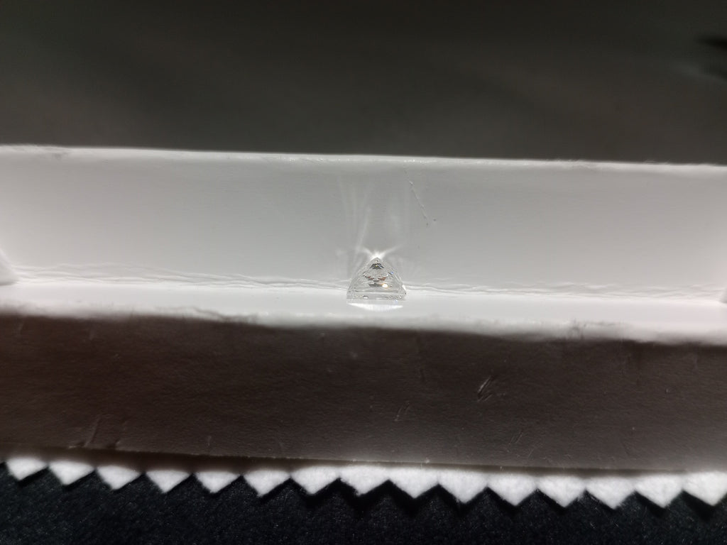 0.76 CT Princess Cut Natural Diamond H-I SI2