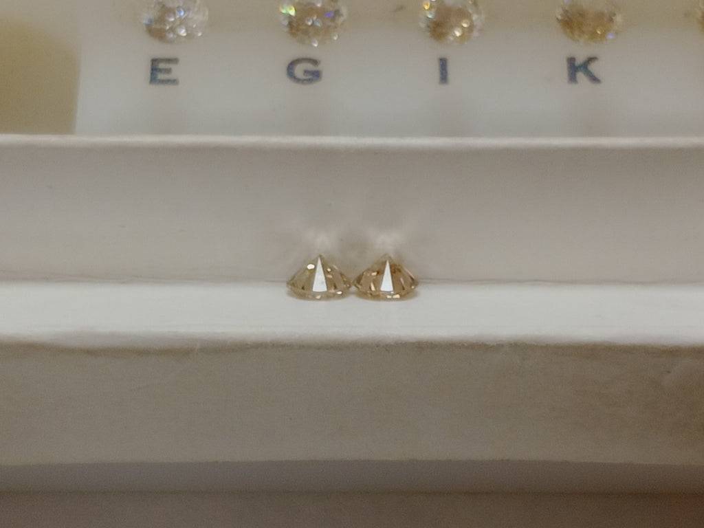 0.87 TCW Natural Brown Diamonds SI