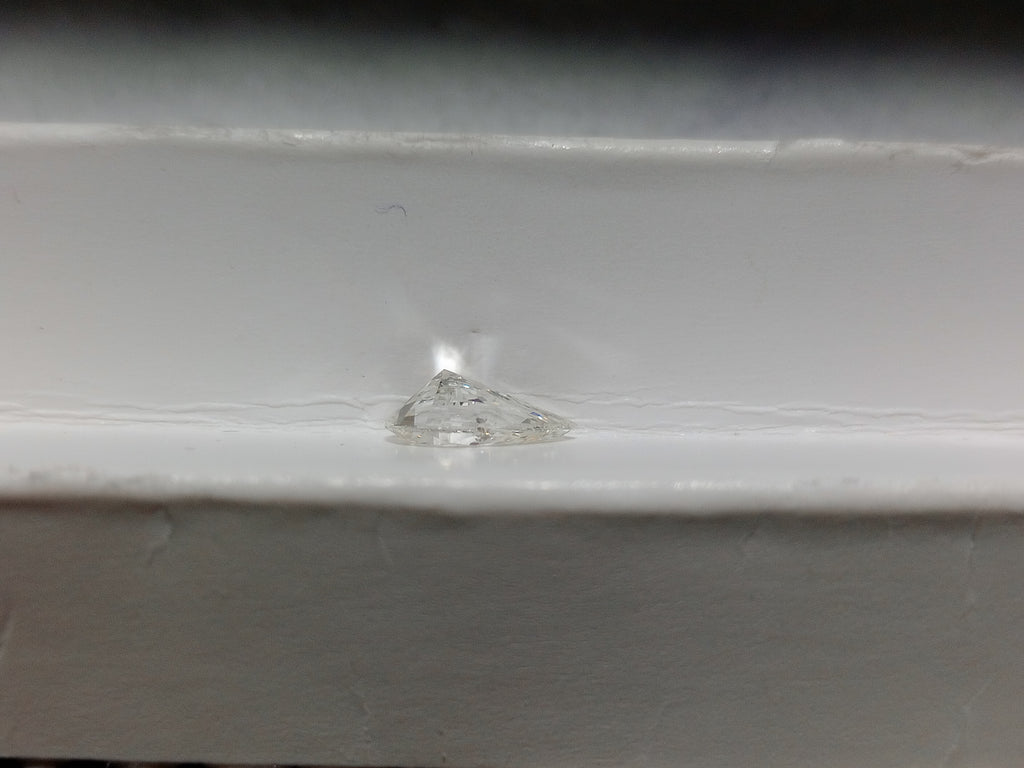 0.76 CT IGI Pear Shaped Natural Diamond I SI2