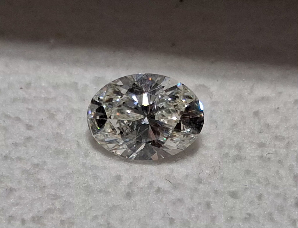 GIA 1.04 CT Natural Oval Brilliant I SI2 VG VG