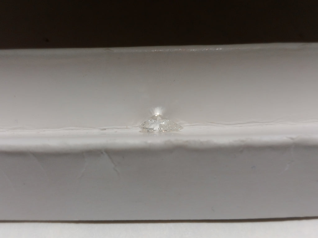 0.52 CT Pear Shape Natural Diamond G-H SI