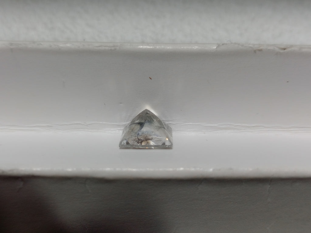 1.75 CT Princess Cut Natural Diamond Gray I3