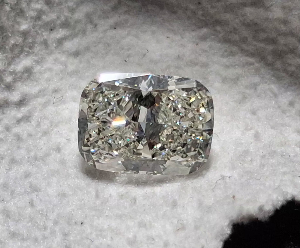 GIA 2.01 CT Natural Elongated-Cushion Cut L VVS1