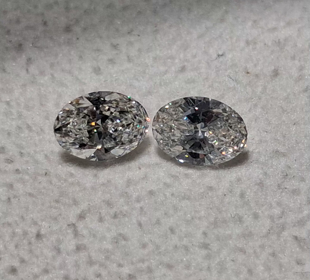 GIA 0.73 TCW Natural Oval Brilliant Match FG SI1-SI2 Nice makes