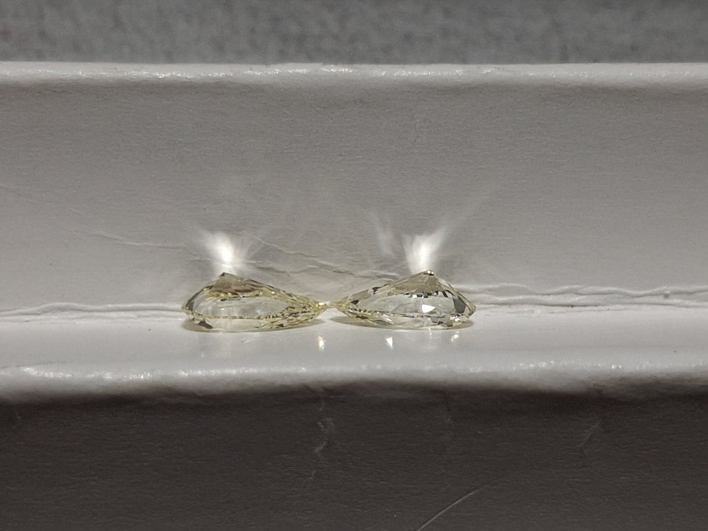 GIA 1.00 CTW Natural Pear Brilliant Match STUV VS1-VS2