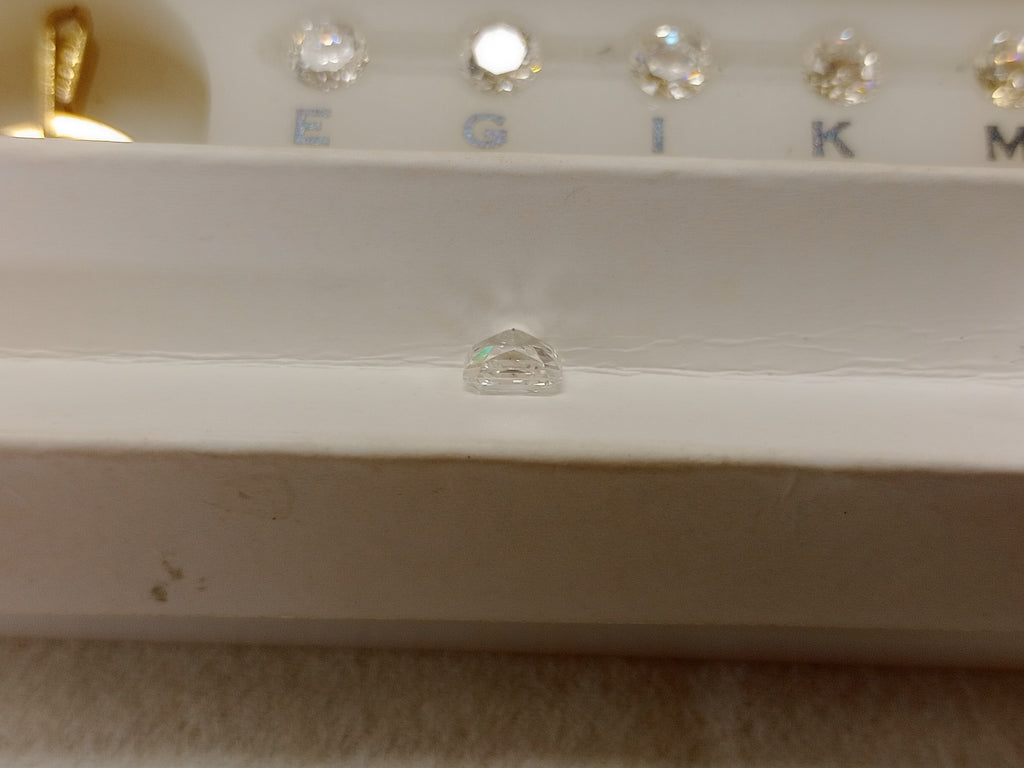 GIA 0.80 CT Natural Radiant, E, VVS1